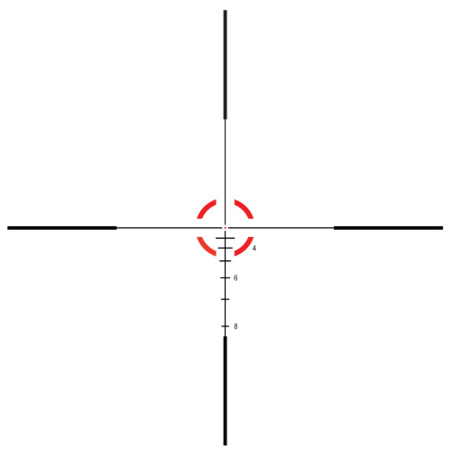 TRIJICON TRIJICON CREDO 1-6X24 BLK 30MM BDC RED